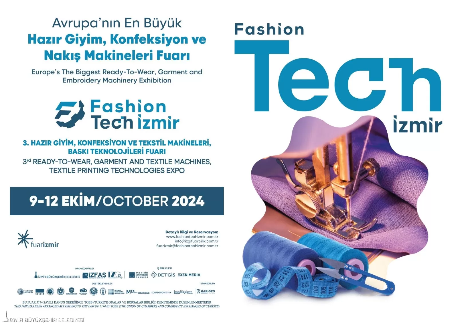 Ekim ayında Fuar İzmir'de gerçekleşecek üç önemli fuar; sektöre, istihdama, ihracata ve ekonomiye büyük katkı sağlayacak.