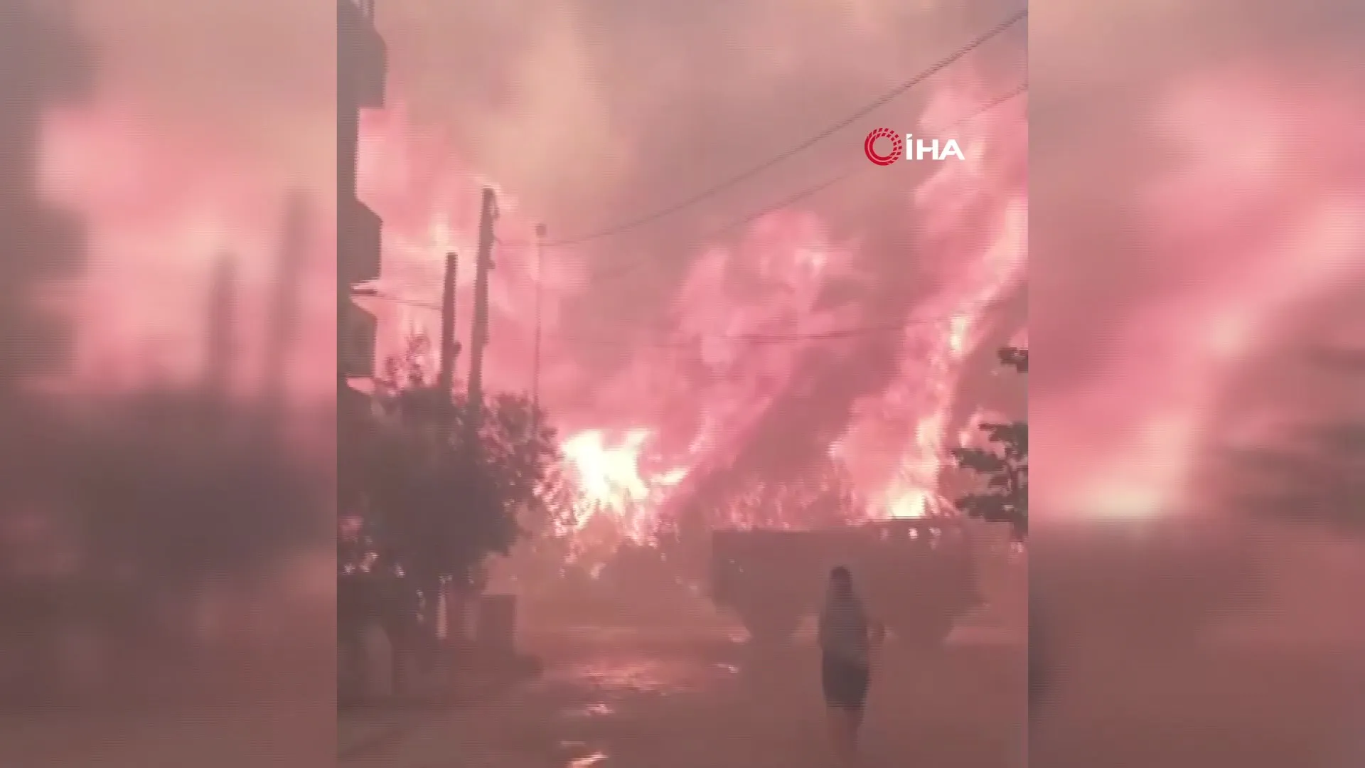 İzmir’de orman yangınıyla mücadele sürüyor