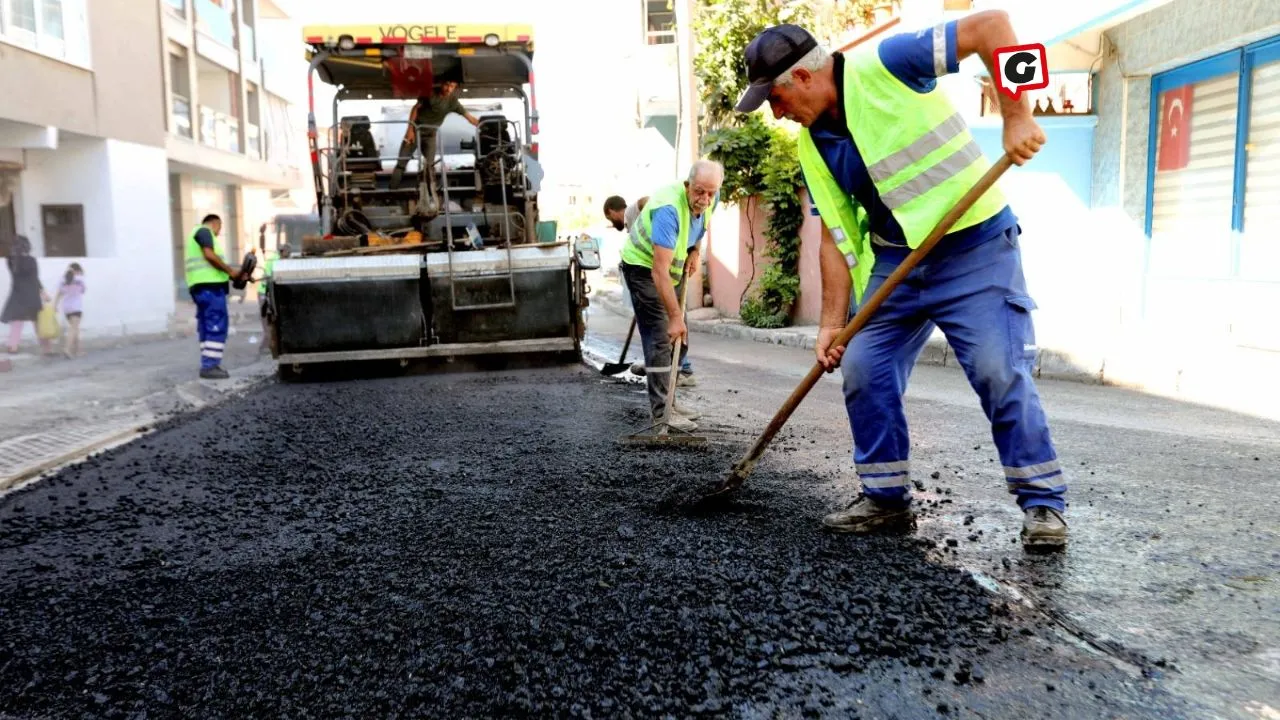 Bayraklı'da 20 Bin Ton Asfalt Serimiyle Yollar Yenilendi!